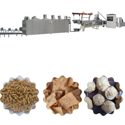 100-300kg/H van de de Extruderinstallatie van de sojaproteïne Geweven de Soja Eiwitproductielijn