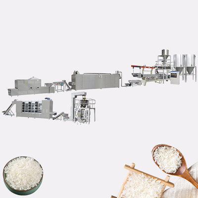 75kw de kunstmatige Capaciteit van de het Voedselproductielijn 100kg/H van de Rijstsnack