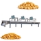 Mini Puffed Wheat Snacks Food drijft de Productielijnzilver uit van de Graanrookwolk